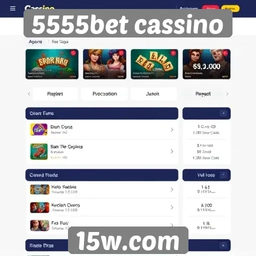 Recursos e funcionalidades do site 5555bet cassino